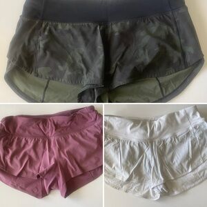 Lululemon 2.5 Hottie Hot shorts.